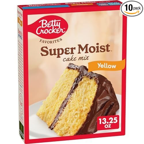 Betty Crocker Favorites Super Moist Yellow Cake Mix 13.25 oz (Pack of 10)