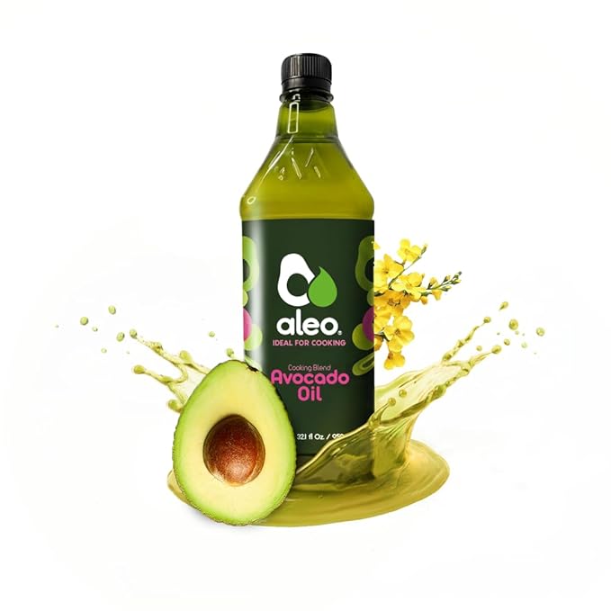 ALEO Cooking blend avocado oil Keto Perfect for frying grilling roasting &amp baking Can help to keep your heart strong avocado oil for cooking vegetable oil 32.1 O/950 ml