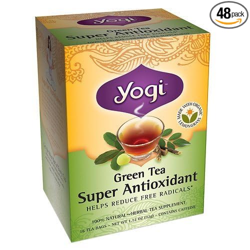 Yogi Green Tea Super Anti-Oxidant - 16 Tea Bags (Pack of 6)