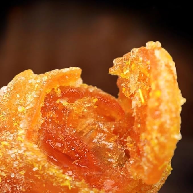 Instant Rock sugar dried kumquatSweet and Sour Kumquat candied fruit 250g/bagGolden OrangeSnow OrangeHealthy and Nutritious Dried FruitdessertsFruit teaDim sum (250g)