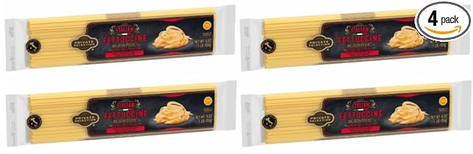 Pack Of 4 Italian Fettuccine Pasta 16 oz.