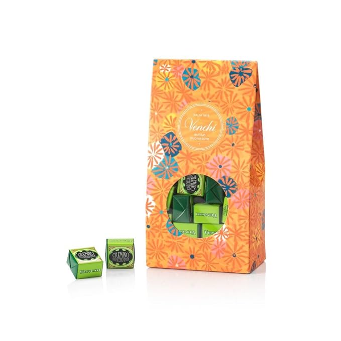 Venchi - Murrine Gift Box with Cremino Pistachio and White Chocolates 10.76 oz Gluten-Free No Artificial Colors or Preservatives Gift Idea