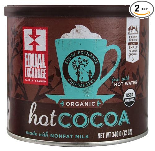 Equal Exchange Organic Hot Cocoa Chocolate -- 12 oz - 2 pc