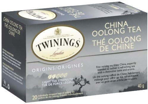 Twinings China Oolong Tea Tea Bags 20-Count Boxes (Pack of 6) ( Value Bulk Multi-pack)