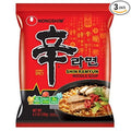 NongShim Shin Ramyun Noodle Soup Gourmet Spicy 4.2 Ounce (16 Pack)-SET OF 3