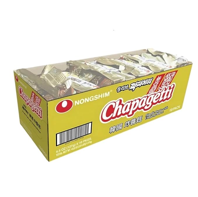 Nongshim Chapagetti Chajang Noodle 4.5 Ounce (Pack of 10)