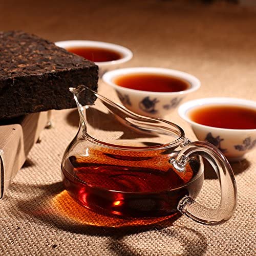 Yunnan Pu'er Tea Brick - Fermented Black Tea Since 2009 Organic Pu-erh 500g Package With Bamboo Leaves Traditional Method