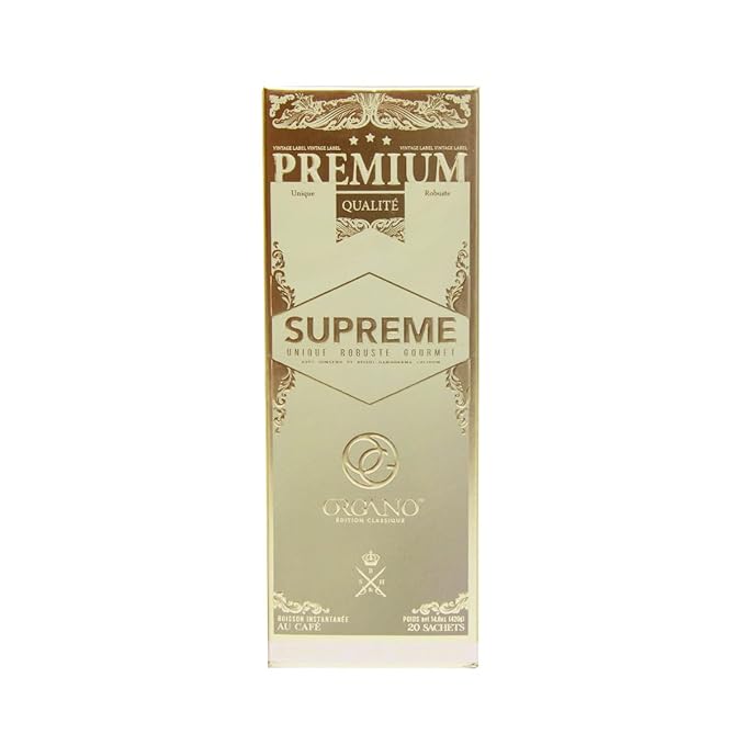 Organo Gold Cafe Supreme 100% Certified Ganoderma Extract Sealed