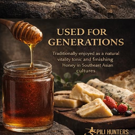 Pili Hunters - Kiwot Stingless Bee Honey Delicious Premium Sweet and Sour Wild Harvested Raw Honey Fermented All Natural Non-GMO Rainforest Superfood (4 oz. Jar)