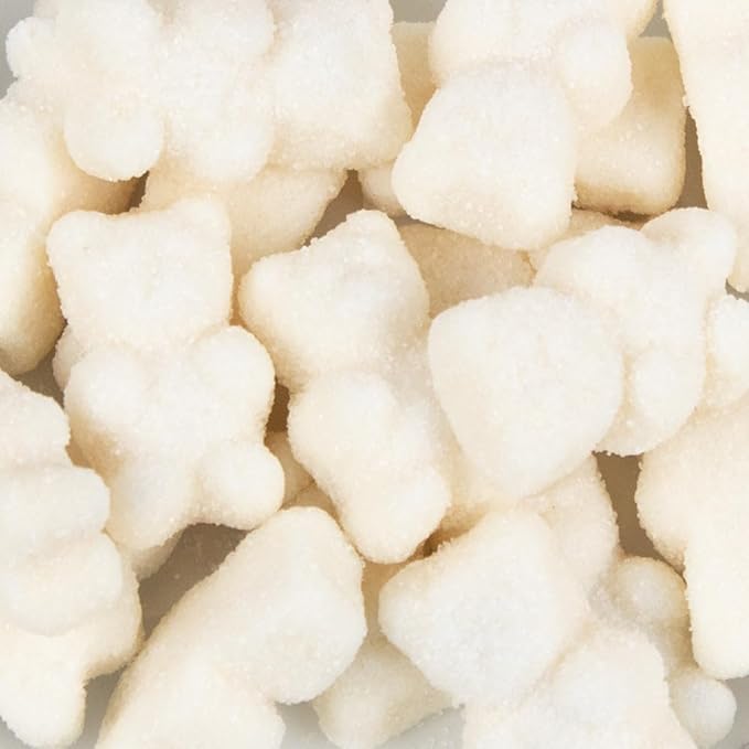 White Mixed Fruit Sugared Gummy Bears 9lb Bag - 720ct