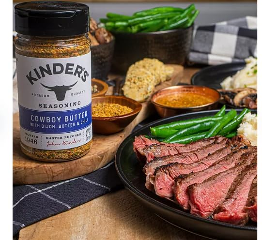 Kynder Buttery Steakhouse and Cowboy Butter Seasoning Set 9.5 oz with Slap Ya Mama Packet
