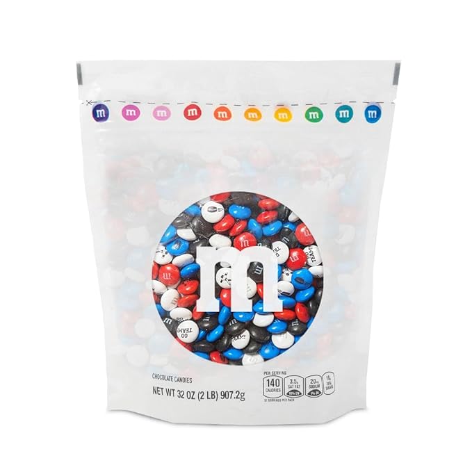 M&ampM’S WORLD Hockey Milk Chocolate Candy 2 lbs Bulk Candy for Hockey Party Decor Gifts Favors or Sports Theme Birthday