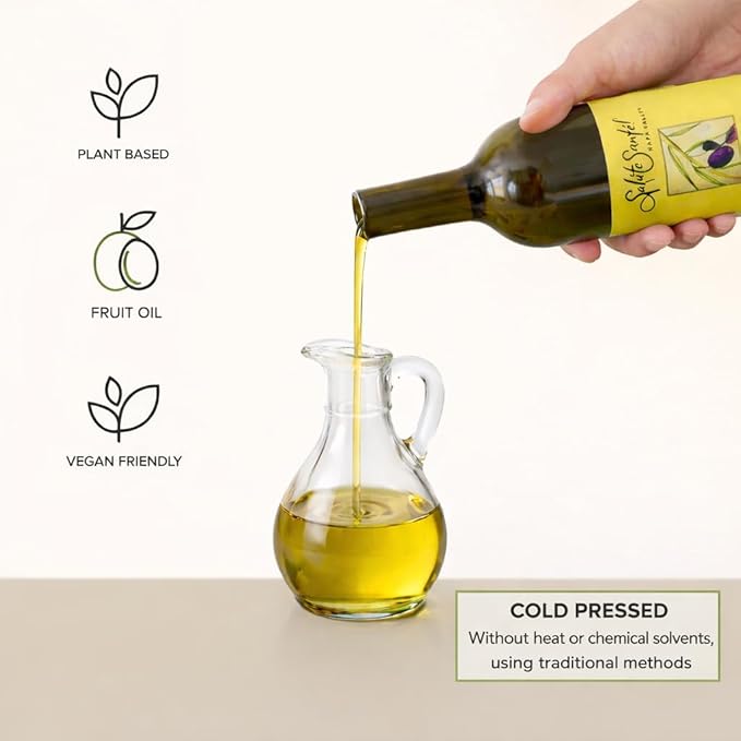 Salute Santé! Napa Extra Virgin Olive Oil 200ml Cold Pressed High Phenolic Tuscan Style California Olive Oil for Cooking and Finishing Bold Taste &amp Aroma Premium Kitchen Essential for Everyda