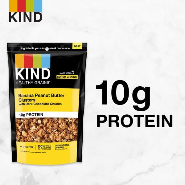 Kind Granola Peanut Butter Banana Dark Chocolate 11 oz (Pack of 5)