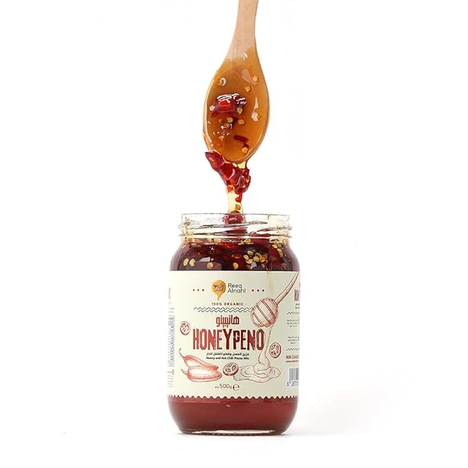 Reeq AlNahl Premium Natural Honey – 500g | Pure Fresh &amp Rich in Flavor | Perfect for Daily Use (Honeypino)