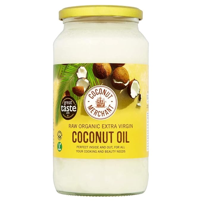 Coconut Merchant Organic Coconut Oil 35 Ounce | Extra Virgin Raw Cold Pressed Unrefined | Ethically Sourced Vegan Ketogenic and 100% Natural | For Hair Skin &amp Cooking (35 Oz / 1L)