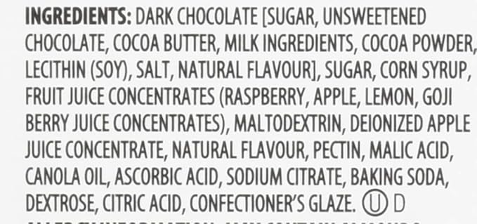 Brookside Dark Chocolate Covered Fruit (40 Count Variety Pack)z 0.7 ounces