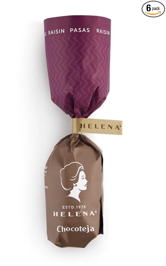 Helena Chocolatier Tejas and Chocotejas (CHOCOTEJA RAISIN 6 PACK)