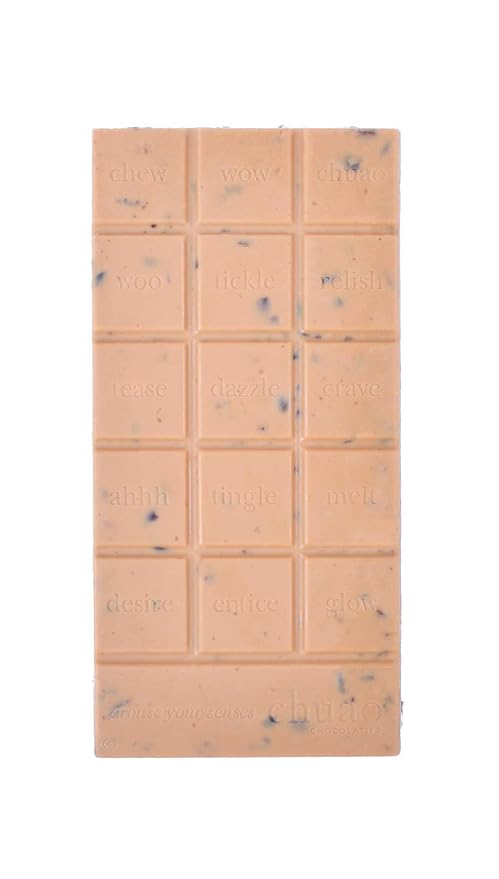 Chuao Chocolatier Golden Goodness White Chocolate Bars | Gourmet Chocolate Cacao Nibs Artisan European No Preservatives | For Gift Baskets Christmas Valentines Day Gifts for Women Men | 12 Pack