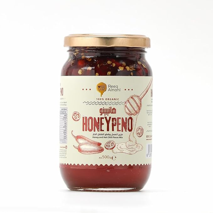 Reeq AlNahl Premium Natural Honey – 500g | Pure Fresh &amp Rich in Flavor | Perfect for Daily Use (Honeypino)