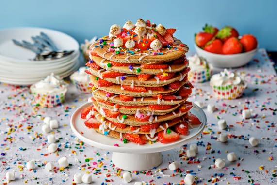 Softylicious High-Protein Pancake Mix – 21g Protein Per Serving Customizable with Your Favorite Toppings – Gluten Free Low Carb Sugar Free High Protein Pancake Mix Easy breakfast or Snack