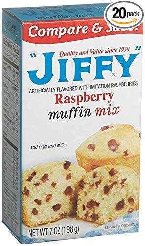 Jiffy Muffin Mix Raspberry (Pack of 20)