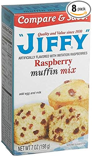 Jiffy Muffin Mix Raspberry (Pack of 8)