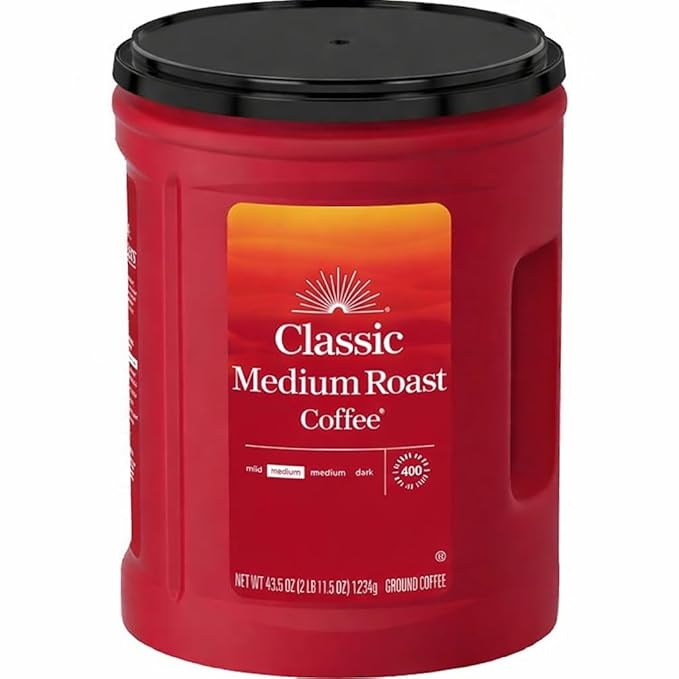 Classic Medium Roast Ground Coffee 43.5 oz Caffeinated