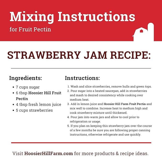 Hoosier Hill Farm Fruit Pectin 6LB (Pack of 1)