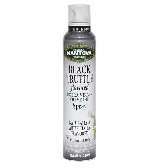 Mantov.a Oil Spray Extra Virgin Olive Oil Truffle 8 oz (Pack Of 6)
