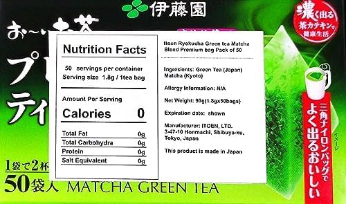 Thunder Tech Ito-en oi Ocha Japanese Premium Tea Bag Green Tea 100 sticks Zero Calories Caffeinated Direct Import