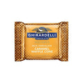 GHIRARDELLI Milk Chocolate Caramel Waffle Cone SQUARES Case Pack (396 ct) Premium Individually Wrapped Milk Chocolate Candy