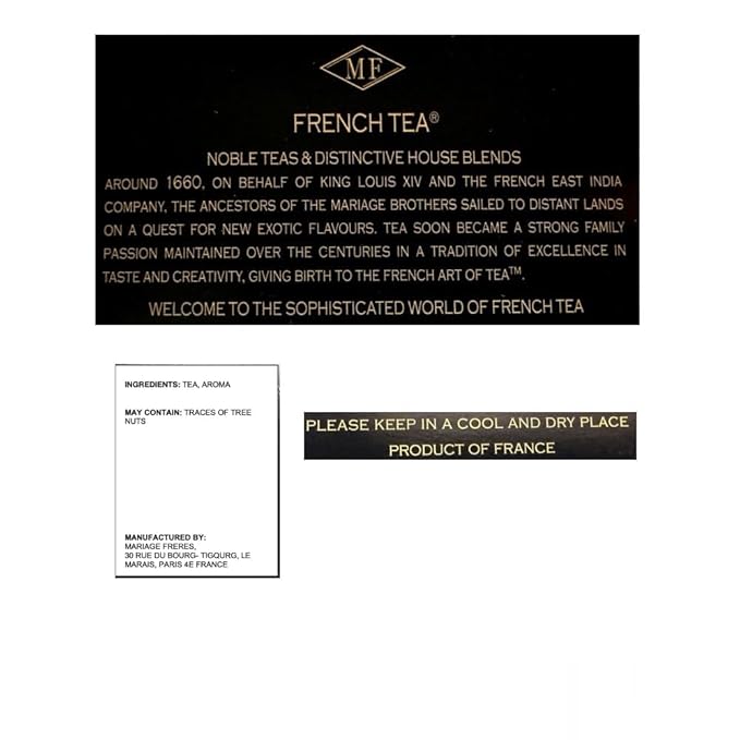 Mariage Freres French Breakfast T7000 100g 3.5oz Black Loose Tea in a Paper Pouch (1 Pack)