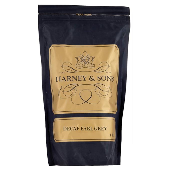 Harney &amp Sons Decaffeinated Earl Grey Loose Leaf Tea 16 oz