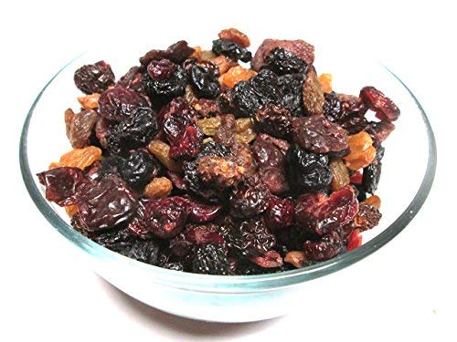 Premium Mixed Dried Berries 5 LB (Blueberry Cherry Cranberry Currant Golden Raisin)