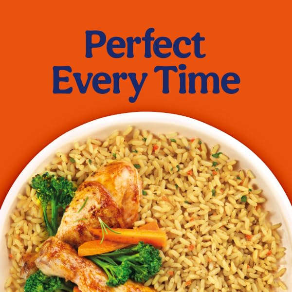BEN'S ORIGINAL READY RICE Roasted Chicken Flavored Family Size Rice Easy Dinner Side 17.3 oz Pouch (Pack of 6)