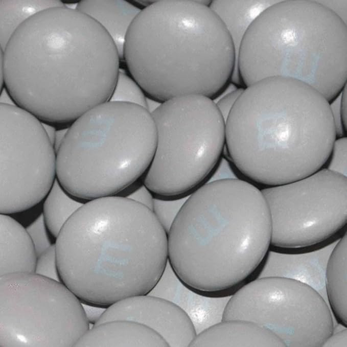 375pcs Silver Milk Chocolate Coated Candies (12oz 375pcs)