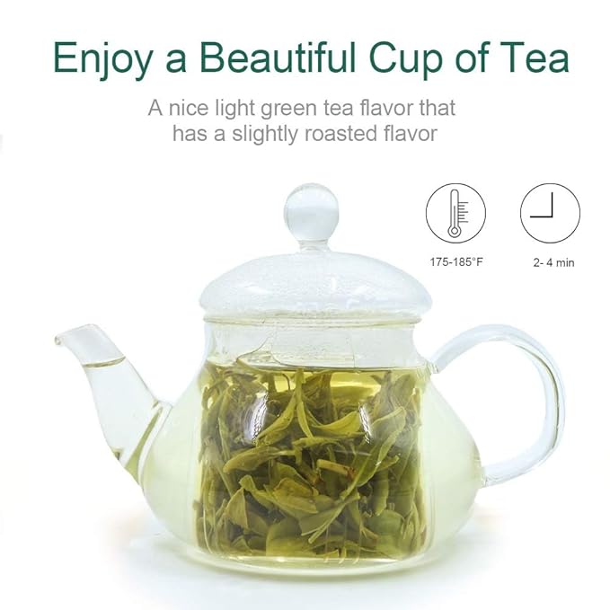 FullChea - Longjing Tea - Dragonwell Tea - Chinese Green Tea Loose Leaf - First Grade - Natural Lung Ching Dragon Well - 8oz / 226g