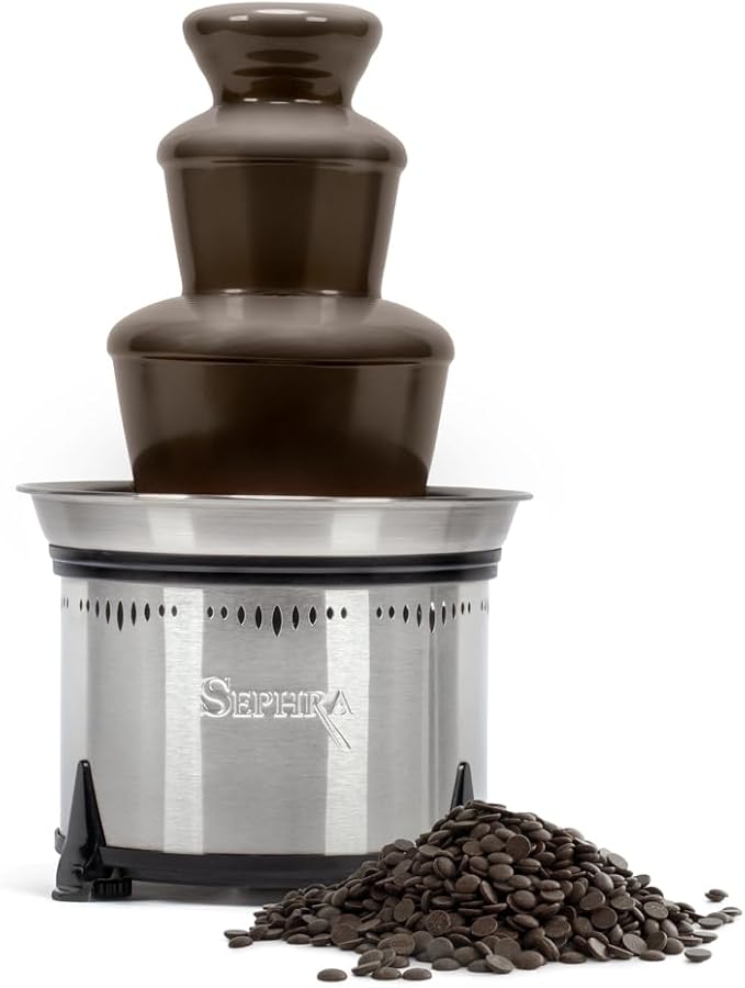 Sephra Fountain-ready Belgian Dark Chocolate 20lb Case - Ideal for Melting