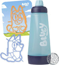 Whiskware Bluey Pancake Art Kit 1 Batter Bottle 2 Silicone Bluey and Bingo Pancake Molds and 1 BlenderBall Wire Whisk Durable No-Mess Breakfast BPA Free Dishwasher Safe