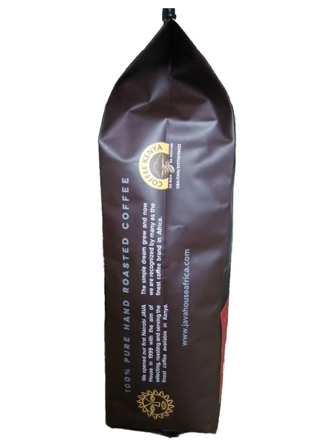Kenya AA Specialty Coffee Beans - Medium Roast Single Origin Arabica Kenyan Coffee. Fair Trade 375gms (Pack of 2)