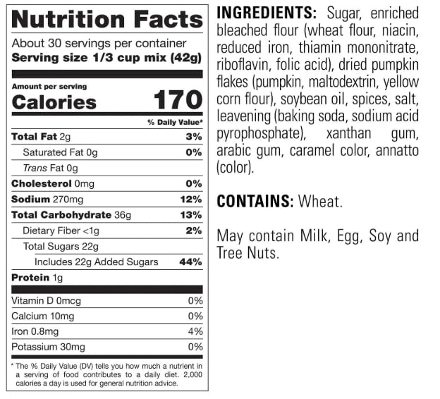 Pumpkin Spice Baking Mix 15 oz. 3 pk.