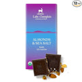 Lake Champlain Chocolates 12 Pack Bar Chocolate Almonds and Sea Salt 3 Ounce
