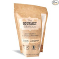 The Gourmet Granola Orange Vanilla Granola | Delightful Blend of Orange Vanilla &amp Cardamom | Gluten Free Soy Free Dairy Free | Delicious on Yogurt | Vegan | Nebraska Made | 10 oz Bag | 2 Pack