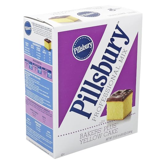 PillsburyTM Bakers' PlusTM Cake Mix Yellow (6ct) 4 lb 8 oz
