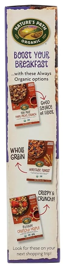 Nature's Path Organic Flax Plus Pumpkin Crunch Cereal 12.35 Ounce