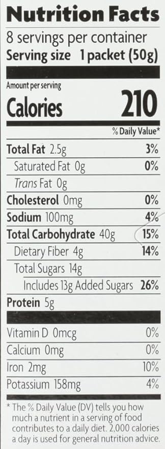 Nature's Path Apple Cinnamon Oatmeal Pouch 12x 8x1.75 Oz
