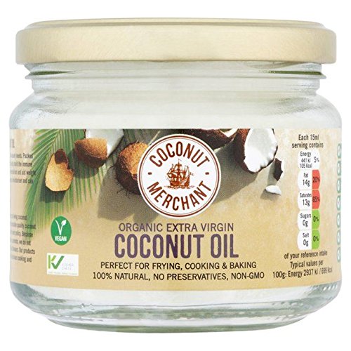 Coconut Merchant Raw Organic Extra Virgin Coconut Oil - 300ml (10.14fl oz)