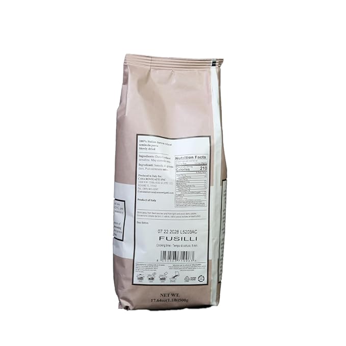 Casa Rovigatti Fusilli Al Bronzo Pasta (4 Pack)