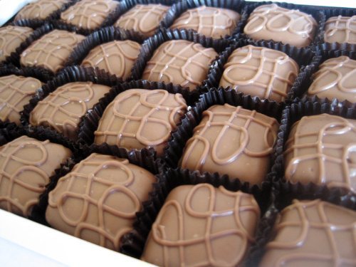 Philadelphia Candies Milk Chocolate Peanut Butter Truffles Net Wt 1 lb